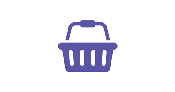 grocery basket icon